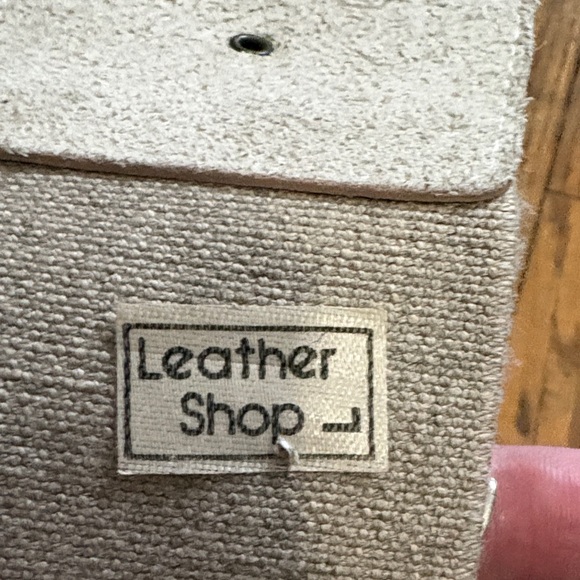 🏜️👗🐄Vintage 90s LEATHER SHOP Tribal Women's Stretch Belt Boho Metal Buckle Large - Picture 3 of 6